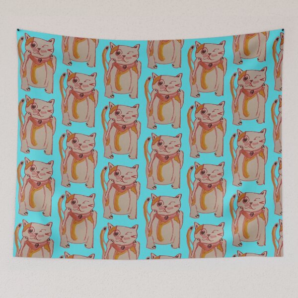Item preview, Neko Cat - Making Paws-itive Waves designed and sold by mixedmoodz.
