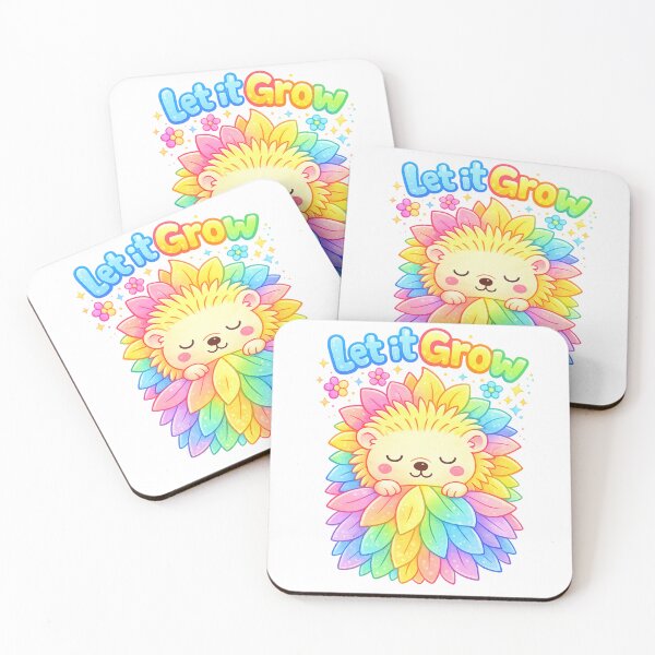 Item preview, Let It Grow Hedgehog Flower Essential T-Shirt designed and sold by SoftSproutstu.