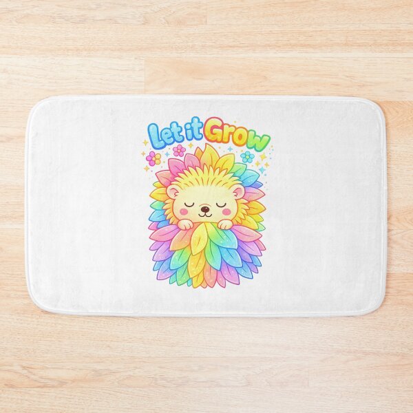 Item preview, Let It Grow Hedgehog Flower Essential T-Shirt designed and sold by SoftSproutstu.