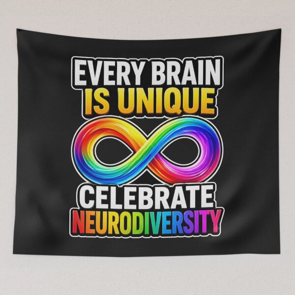 Item preview, Every Brain is Unique  designed and sold by Swanny's Custom T-shirt and Gift Designs.