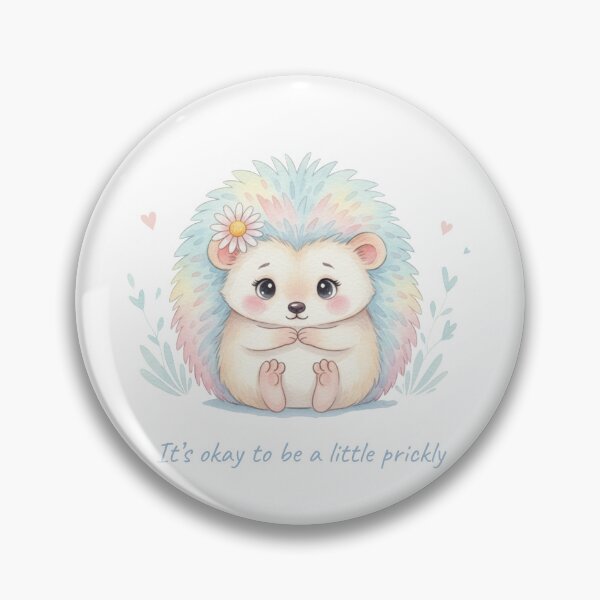 Item preview, Okay To Be Prickly Hedgehog Little Steps designed and sold by HumTumMe.
