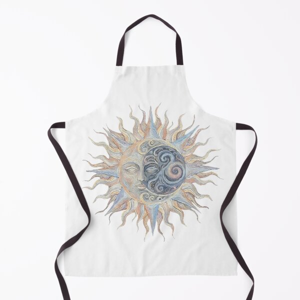 Item preview, Sun and Moon Colorful Palette Knife Art designed and sold by GymTanLaundry.