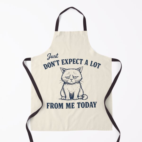 Item preview, Just Don’t Expect a Lot From Me Today Tired Cat Shirt Funny Lazy Cat Graphic Tee designed and sold by Negisandeep studio.