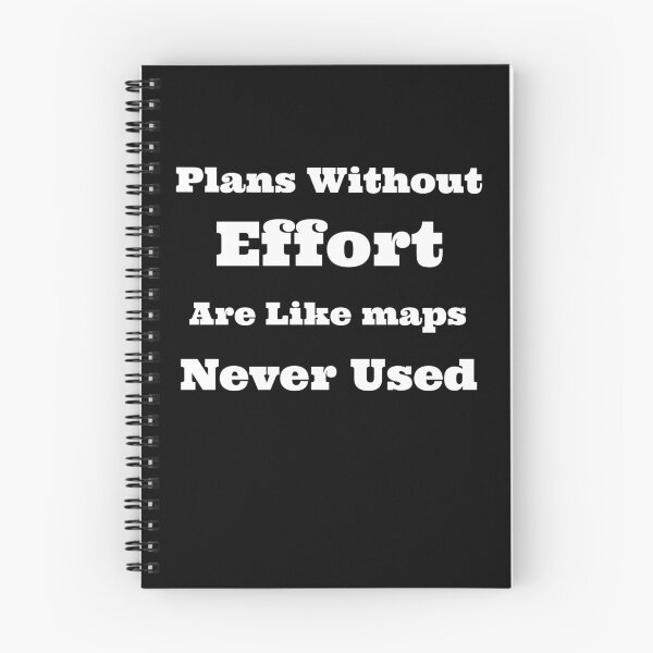Item preview, Plans Without Effort are Like Maps Never Used designed and sold by SarcasticTeez.