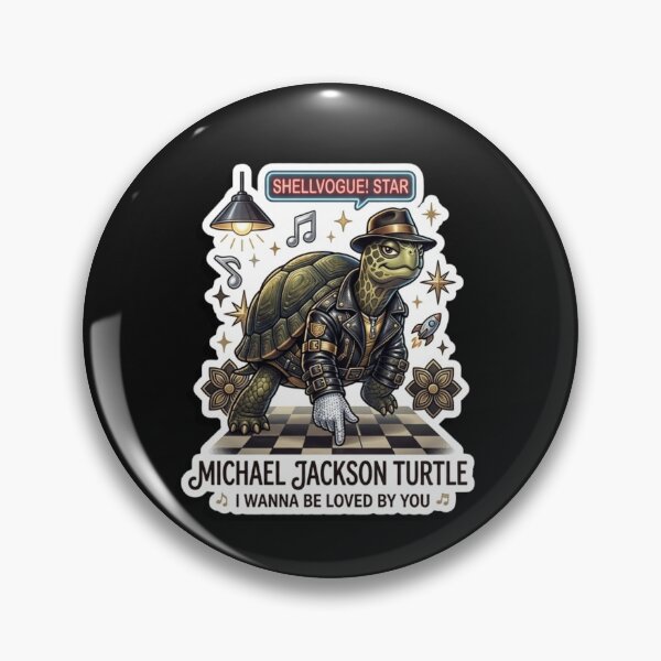 Item preview, Smooth Criminal Michael Jackson Turtle Star designed and sold by Purely Art Shop.