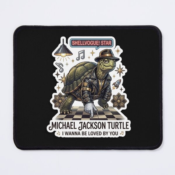 Item preview, Smooth Criminal Michael Jackson Turtle Star designed and sold by Purely Art Shop.