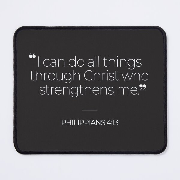 Item preview, BIble Verse Philippians 4:13 designed and sold by TonsPOD.