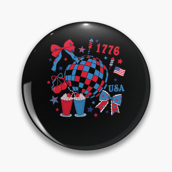 Item preview, Preppy 4th of July Coquette Bow Disco Ball Women designed and sold by KroghDs.