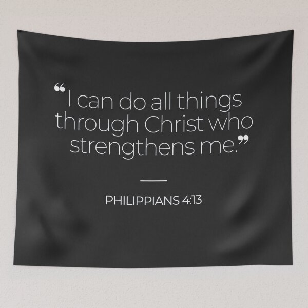 Item preview, BIble Verse Philippians 4:13 designed and sold by TonsPOD.