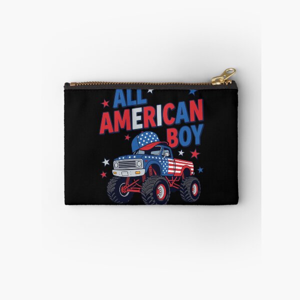 Item preview, All American Boy 4th of July Monster Truck Kids designed and sold by KroghDs.