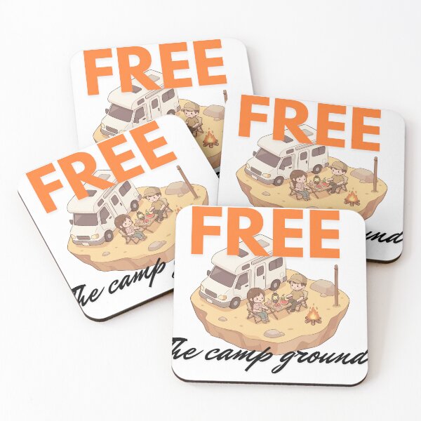 Item preview, Free the camp grounds designed and sold by Candice O'Neill.