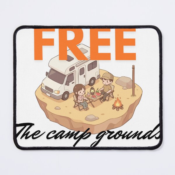Item preview, Free the camp grounds designed and sold by Candice O'Neill.