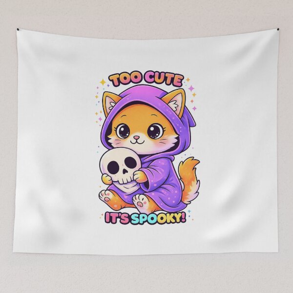 Item preview, Cute Halloween Cat Essential T-Shirt designed and sold by SoftSproutstu.