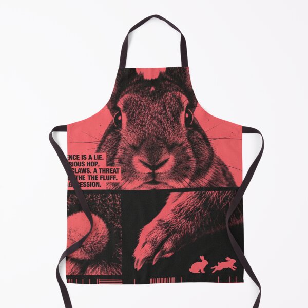 Item preview, Vicious Retro Futuristic Rabbit designed and sold by HeyHas.