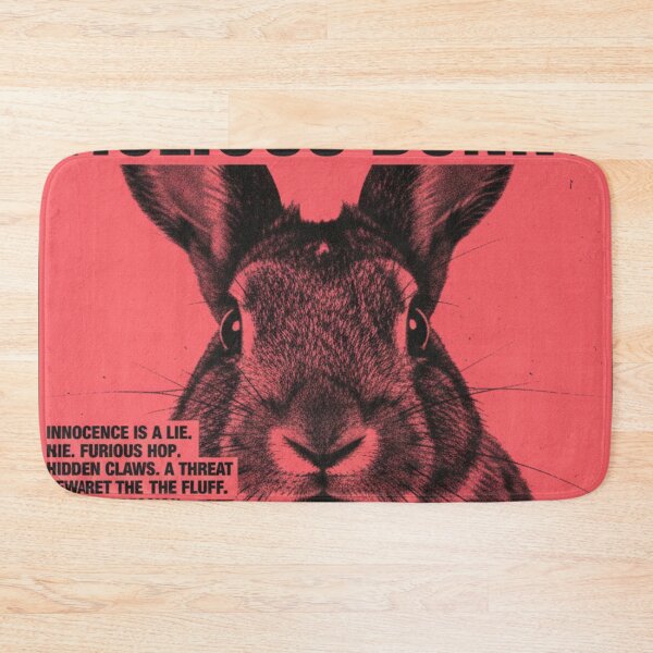 Item preview, Vicious Retro Futuristic Rabbit designed and sold by HeyHas.