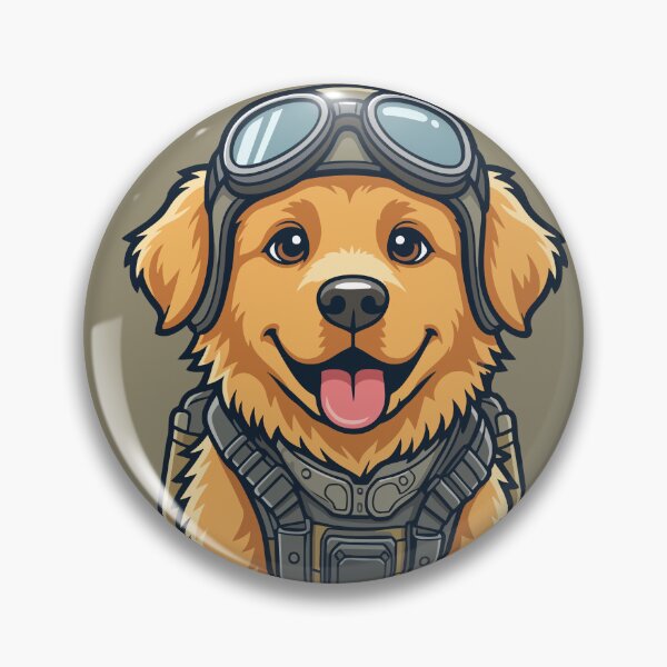 Item preview, Golden Retriever Rescue Pilot – Paw-some Pilot | Cute Kids Helicopter Hero designed and sold by jindezign.