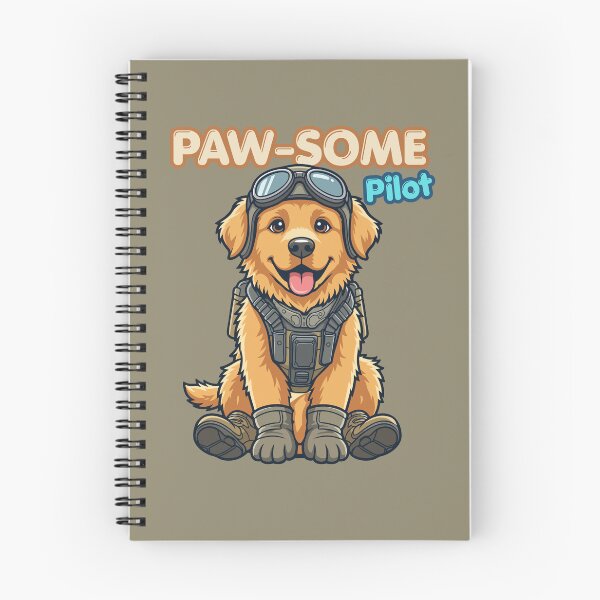 Item preview, Golden Retriever Rescue Pilot – Paw-some Pilot | Cute Kids Helicopter Hero designed and sold by jindezign.