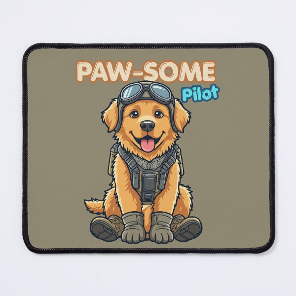 Item preview, Golden Retriever Rescue Pilot – Paw-some Pilot | Cute Kids Helicopter Hero designed and sold by jindezign.