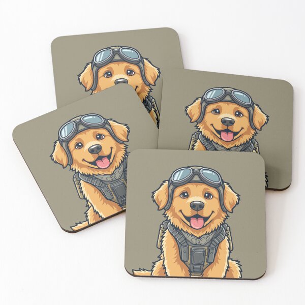 Item preview, Golden Retriever Rescue Pilot – Paw-some Pilot | Cute Kids Helicopter Hero designed and sold by jindezign.