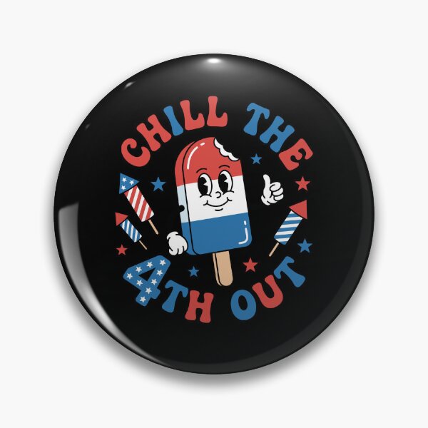 Item preview, Chill The 4th Out Funny Ice Pop Kids Patriotic designed and sold by KroghDs.
