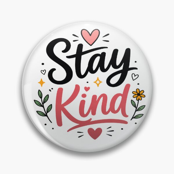 Item preview, Stay Kind Typography | Kindness Motivational Quote | Positive Affirmation Design designed and sold by Lovestickerco.