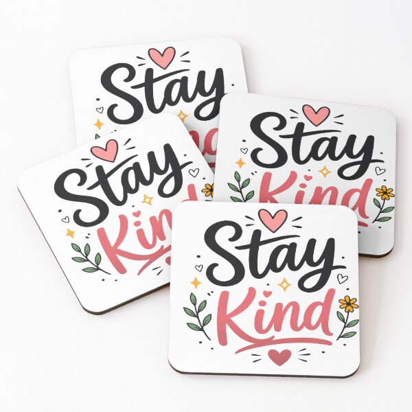 Item preview, Stay Kind Typography | Kindness Motivational Quote | Positive Affirmation Design designed and sold by Lovestickerco.