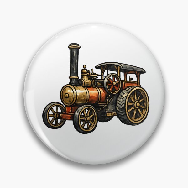 Item preview, Vintage Stream Tractor  designed and sold by GraphicsClub.