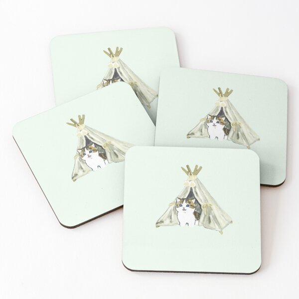 Item preview, Mofusand - Cat Camping In Tent designed and sold by penny555.