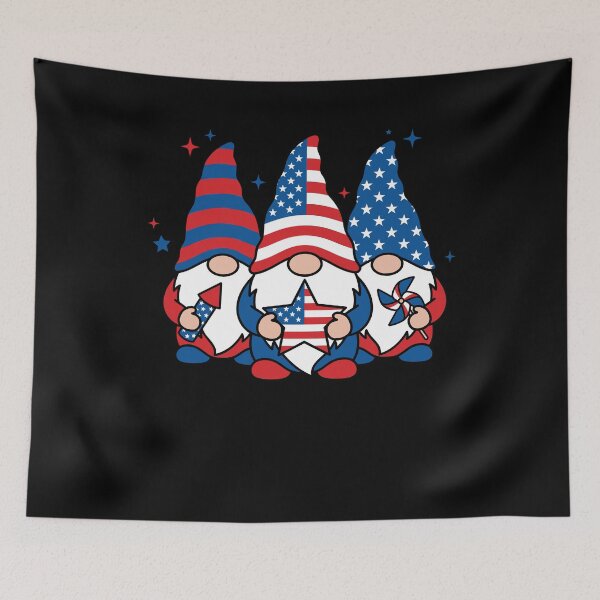 Item preview, 4th of July Patriotic Gnomes Independence Day designed and sold by KroghDs.