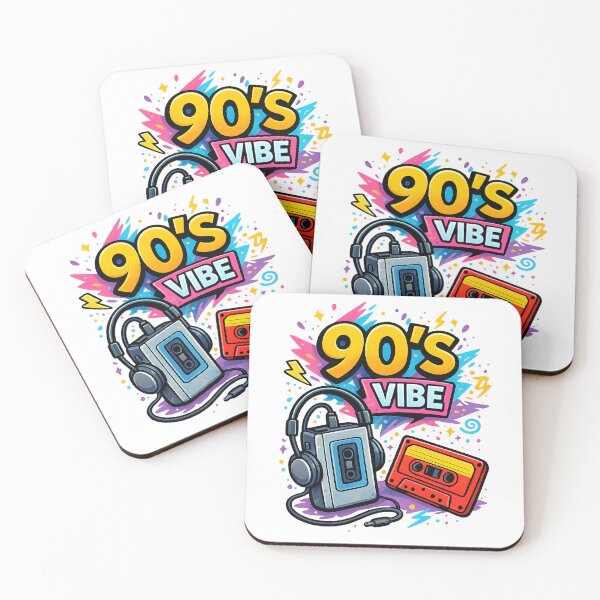 Item preview, Retro 90s Music Vibe Illustration with Cassette and Headphones designed and sold by StormVape.