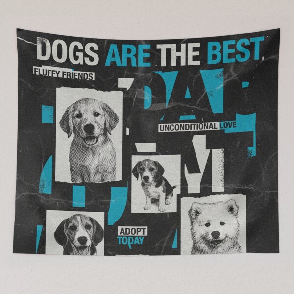 Item preview, Dogs in Alternative Zine Style designed and sold by HeyHas.