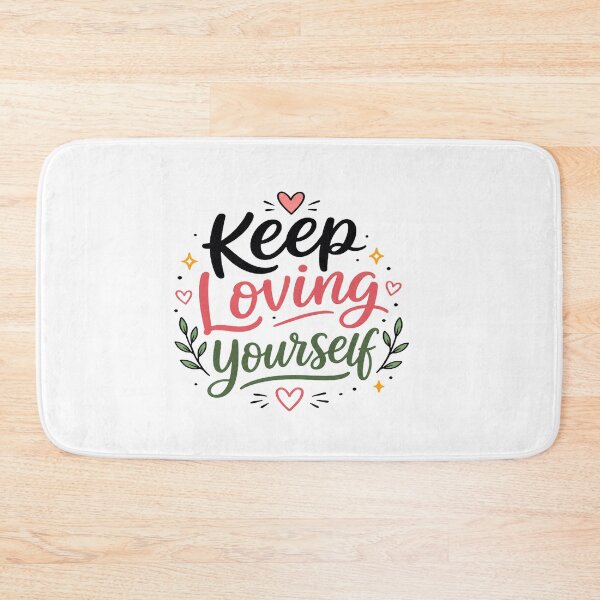 Item preview, Keep Loving Yourself Typography | Self Love Motivational Quote | Positive Affirmation Design designed and sold by Lovestickerco.