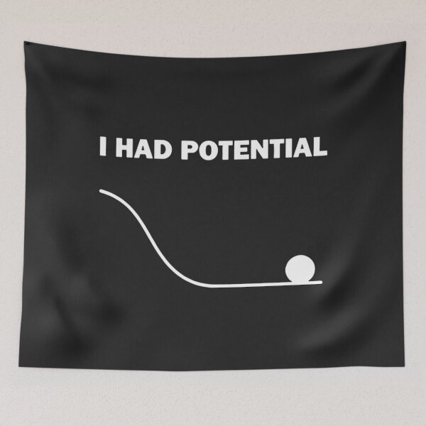 Item preview, Project Hail Mary I Had Potential Funny Graph Nerd Meme Classic T-Shirt designed and sold by kittens2doggy.