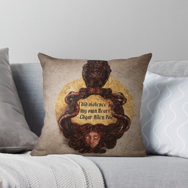 Item preview, Edgar Allen Poe Quote Owl, Medusa, dark academia watercolor designed and sold by Monica Laipple.