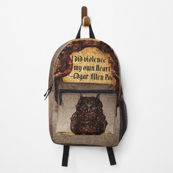 Item preview, Edgar Allen Poe Quote Owl, Medusa, dark academia watercolor designed and sold by Monica Laipple.