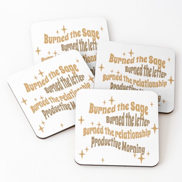 Item preview, Burned the Sage Burned the Letter Productive Morning Funny designed and sold by kaycurates.