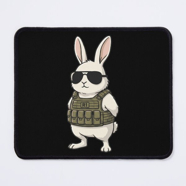 Item preview, Tactical Military Bunny Operator with Sunglasses designed and sold by k3rstman1.