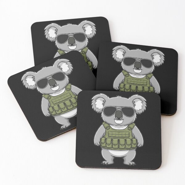 Item preview, Tactical Koala Military Gear Aviator Sunglasses designed and sold by k3rstman1.