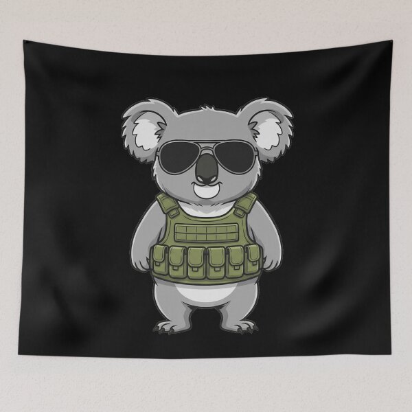 Item preview, Tactical Koala Military Gear Aviator Sunglasses designed and sold by k3rstman1.