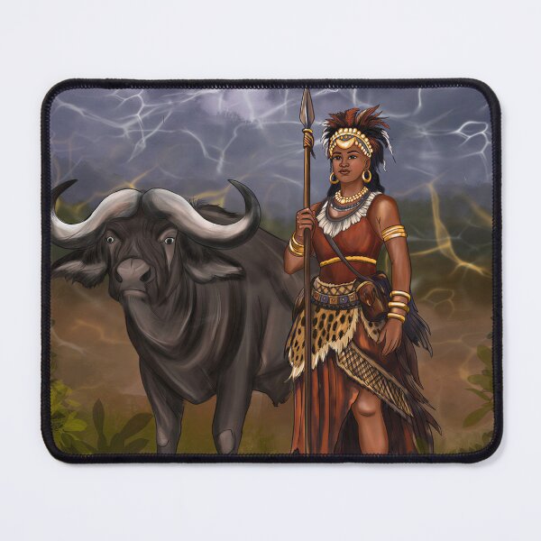 Item preview, Iansã And Ogun, The Deadly Duo - Art By Siddiq designed and sold by KougetsuKanchou.
