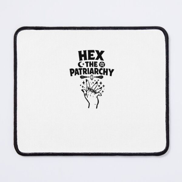 Item preview, Hex the Patriarchy Witch Hand Funny Feminist Quote designed and sold by kaycurates.
