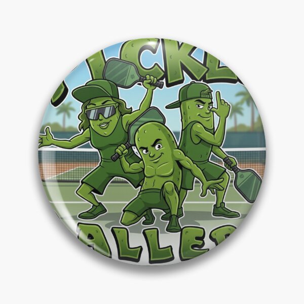Item preview, Pickle Ballerz Funny Sports Mascot: Pickleball Team Graphic designed and sold by KabronX.