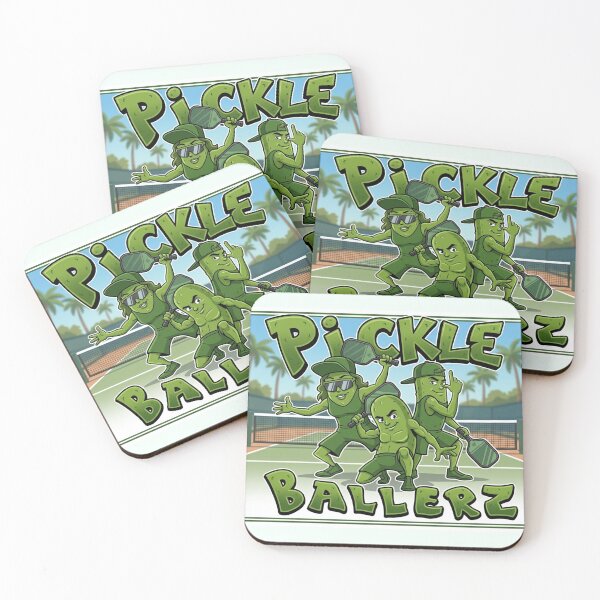 Item preview, Pickle Ballerz Funny Sports Mascot: Pickleball Team Graphic designed and sold by KabronX.
