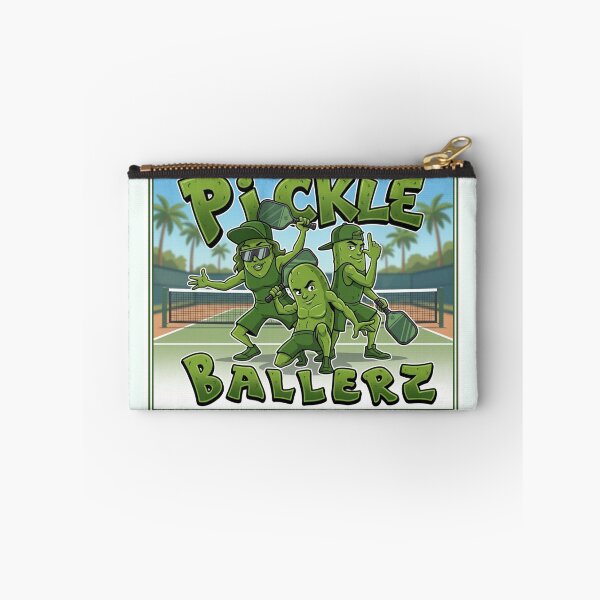 Item preview, Pickle Ballerz Funny Sports Mascot: Pickleball Team Graphic designed and sold by KabronX.