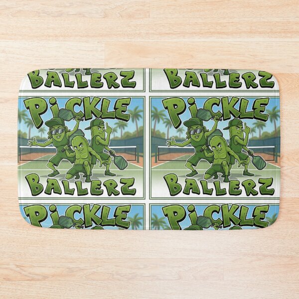 Item preview, Pickle Ballerz Funny Sports Mascot: Pickleball Team Graphic designed and sold by KabronX.