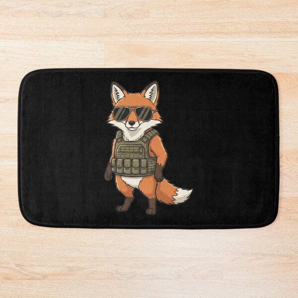 Item preview, Tactical Fox Soldier Wearing Aviator Sunglasses designed and sold by k3rstman1.