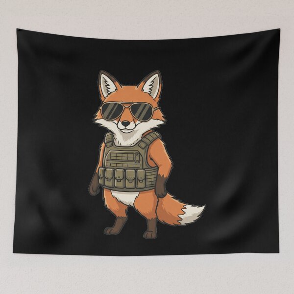 Artikelvorschau, Tactical Fox Soldat mit Pilotenbrille entworfen und verkauft von k3rstman1.