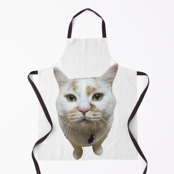 Item preview, Curious White and Ginger Cat Close-Up Portrait designed and sold by Komatoya.