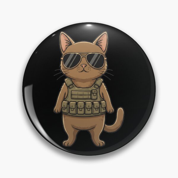 Item preview, Tactical Military Cat Wearing Aviator Sunglasses designed and sold by k3rstman1.
