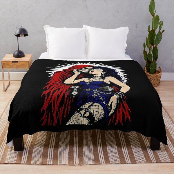 Item preview, Grim Reaper Gothic Woman Dark Romance Skull Punk Horror Art Vintage  designed and sold by graphixpolash.